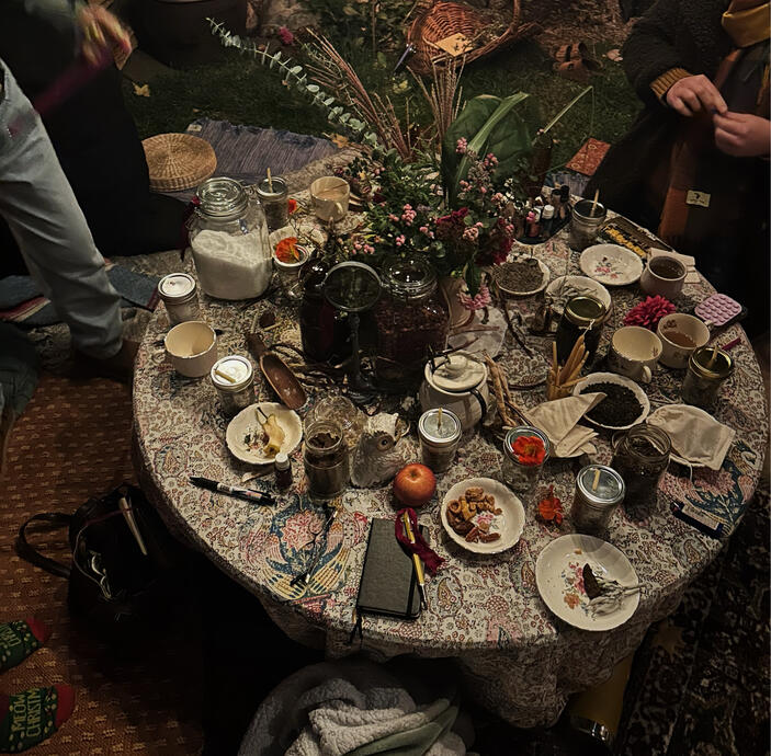 participate in immersive workshops exploring herbs, rituals, and ancestral practices. walk away with hands-on skills and a deeper connection to your practice